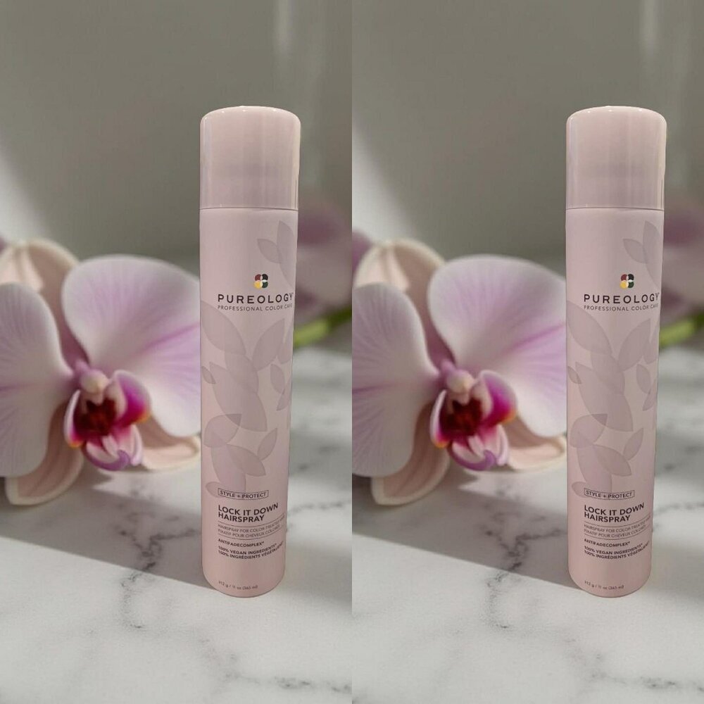 Pureology Lock It Down Hairspray 11 oz_ 2 units
